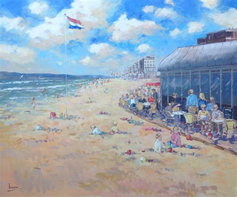 Sunny Beachscene By Nicole Laceur Galerie Hoogenboom Heusden