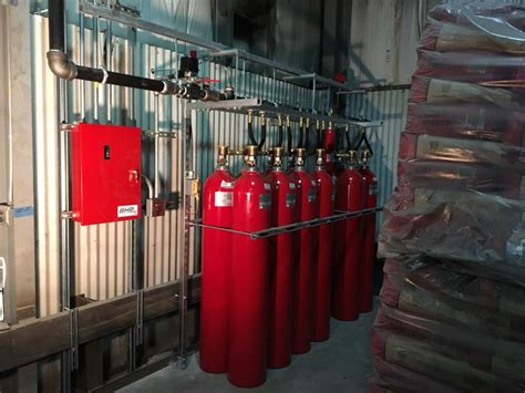 High Pressure Co Fire Suppression Installation Great Lakes Building