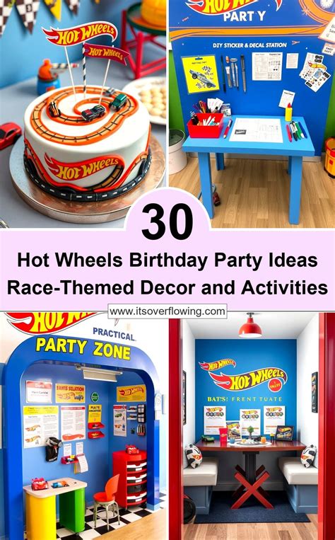 Hot Wheels Birthday Party Ideas Race Themed Decor Activities