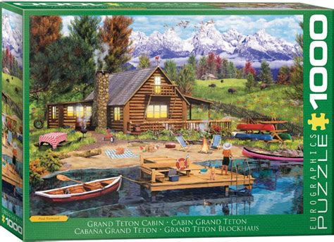 Mirax Hobbies EUROGRAPHICS 6000 5726 GRAND TETON CABIN 1000 PUZZLE