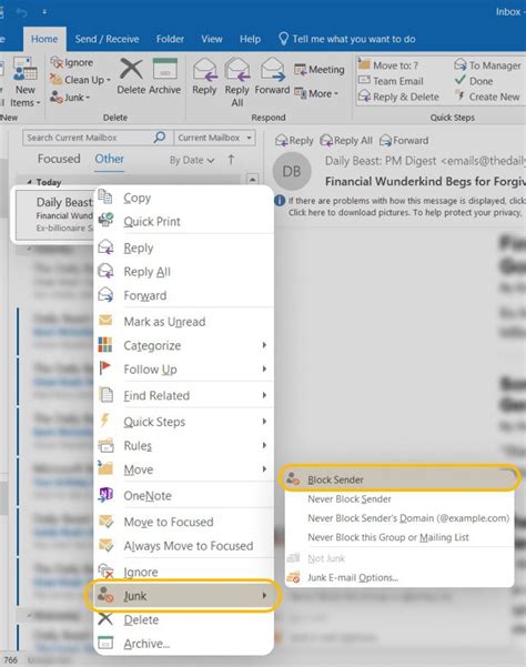 How To Mark An Email As Spam In Outlook Clean Email