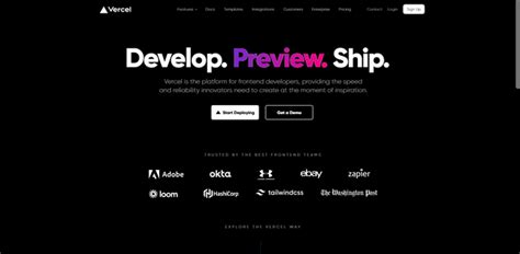 GitHub - kiudev/vercel-mainpage: Vercel main page using Tailwind CSS ...
