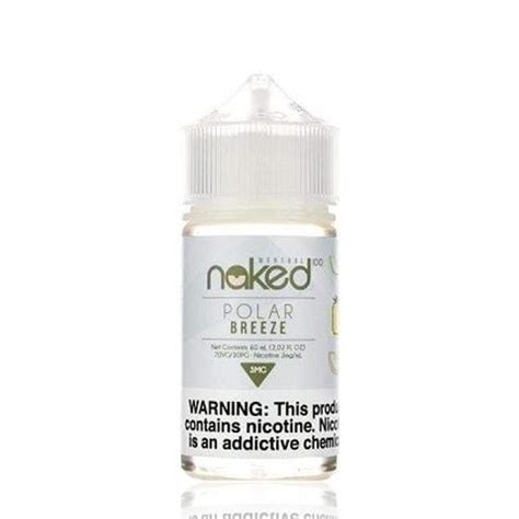 Naked Menthol Frost Bite Polar Breeze Ml Vape Juice Best Price Vaposearch