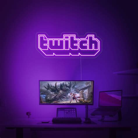 Add Light From Twitch Neon Sign To Your Space