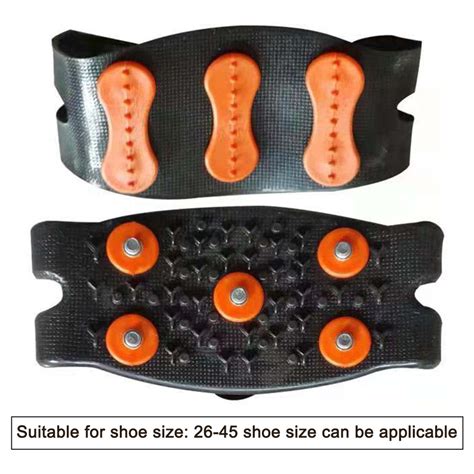 Pairs Stud Snow Ice Claw Climbing Anti Slip Spikes Grips Crampon