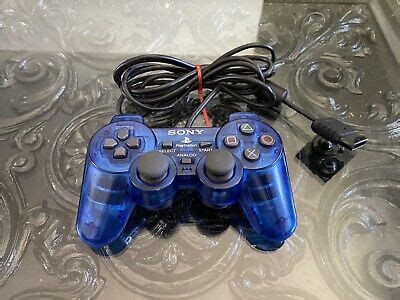 Sony Playstation Ps Ocean Blue Clear Controller Dualshock Oem Scph