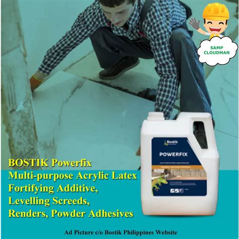 BOSTIK Powerfix Addmix Emulsion Multi Purpose Acrylic Latex Fortifying