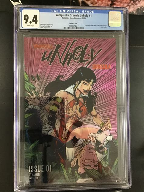 Vampirella Dracula Unholy Homage Metal Cover Rare Variant Cover T