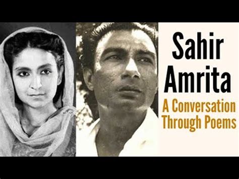 sahir ludhianvi amrita pritam  conversation  poems urdu