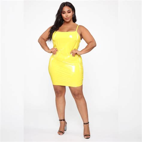Plus Size Latex Mini Dress Beach Babe Bikini