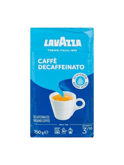 Кофе Lavazza Лавацца Caffe Decaffeinato молотый 250г без кофеина