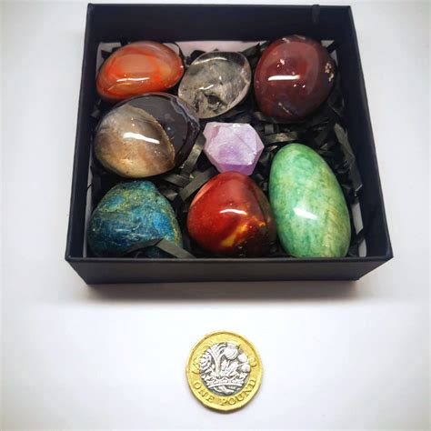 Chakra Crystal Set Chakra Gemstone Crystals In Beautiful Gift Box