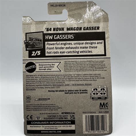 Hot Wheels Nova Wagon Gasser HW Gassers ZAMAC Depop