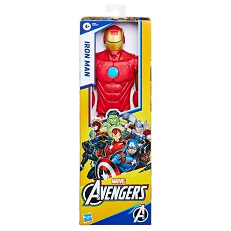 Marvel Avengers Titan Hero Series Blast Gear Iron Man Action Figure ...