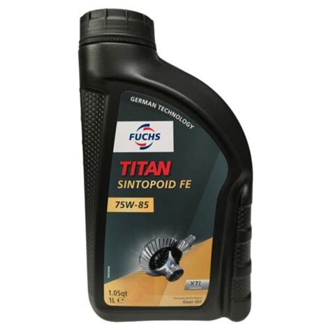 FUCHS TITAN SINTOPOID FE 75W-85. 75W85 Fully Synthetic Gear Oil ...