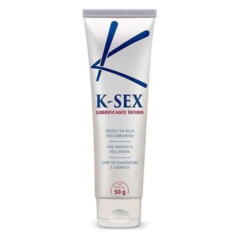 Gel Lubrificante Íntimo K Sex sem perfume 50g P7896006216568 K Sex Gel Lubrificante Íntimo