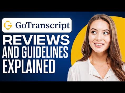 GoTranscript Review Guidelines Explained 2024 For Beginners YouTube