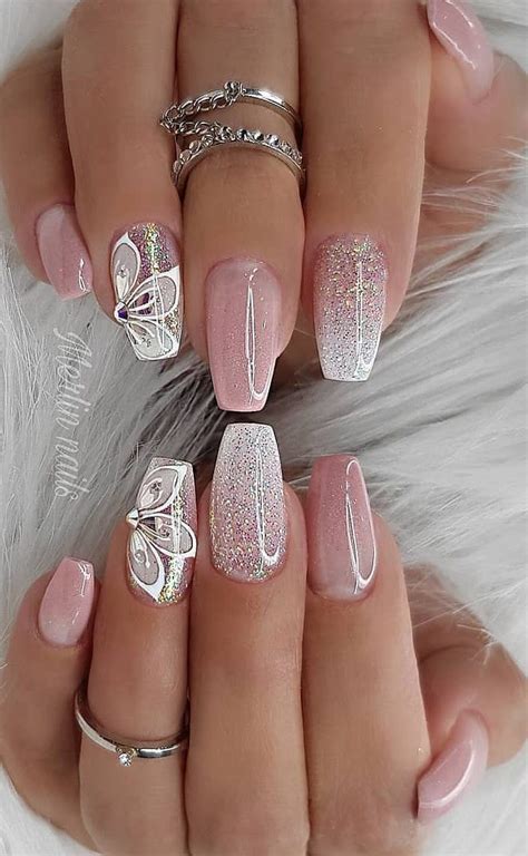 Acrylic Nails With Glitter at Mary Price blog
