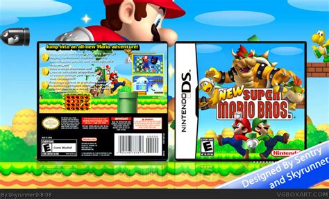 NEW Super Mario Bros Nintendo DS Box Art Cover By Skyrunner