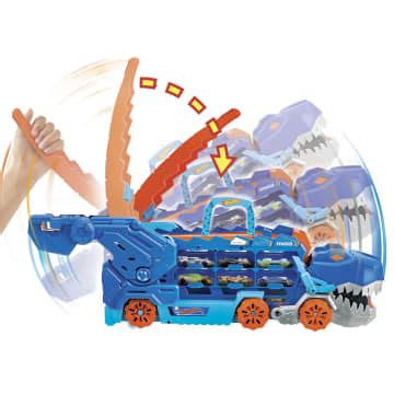 Hot Wheels City Pista De Brinquedo Super Reboque De T Rex