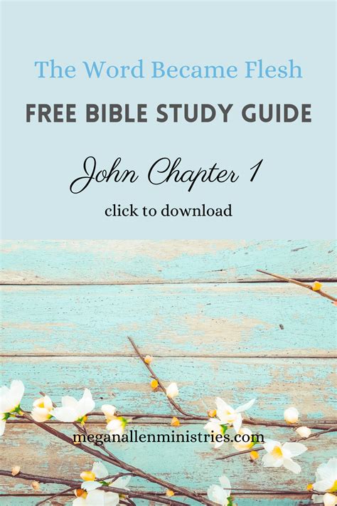 John 1 Commentary And Free Bible Study Guide Artofit