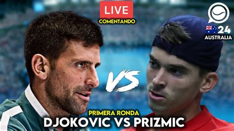 Novak Djokovic Dino Prizmic R Open De Australia Comentando En