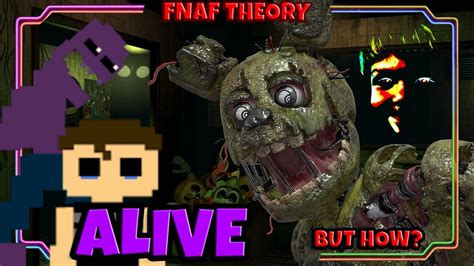 How Afton SURVIVED The Springlock Failure FNaF Theory YouTube