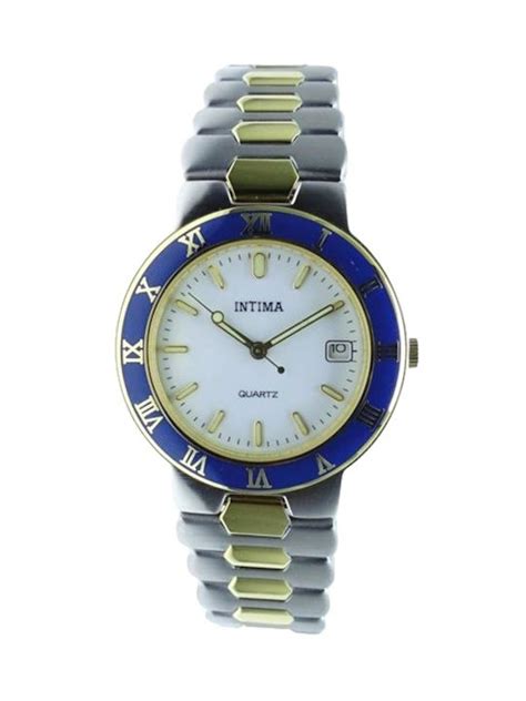 Intima Moda Vintage 23k Golden Watch In114 Skroutzgr