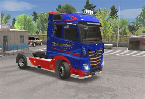 Mercedes Actros Skin Harrisons Transport Apendi Skins Truck