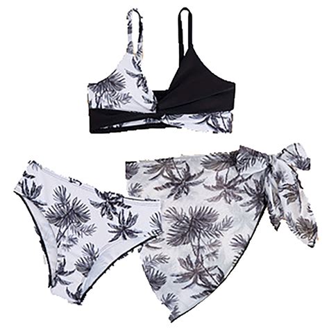 RUTAYY Girls Swimsuit Bathing Suits PCS Tropical Floral Bikini Sets