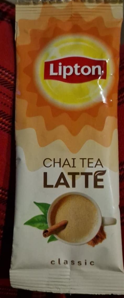 chai tea latte чай латте растворимый Lipton - калорийность, пищевая ...