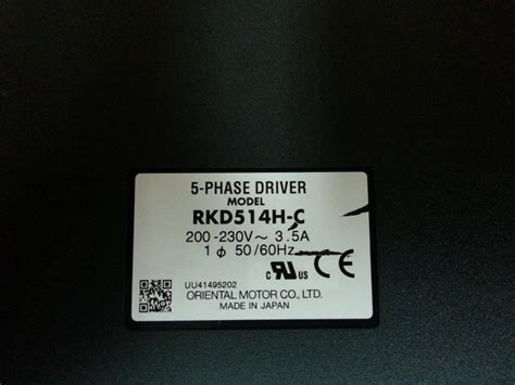 Oriental Motor Vexta Phase Driver Rkd H C Plc Dcs Servo Control