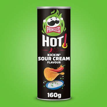 Pringles Hot Kickin Sour Cream Flavour X G Kellogg S Shop