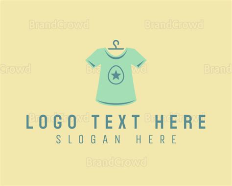 Shirt Hanger Printing Logo Brandcrowd Logo Maker