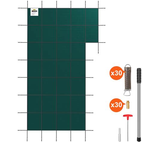 Vevor Inground Pool Safety Cover 20 Ft X 38 Ft Rectangular Winter Pool