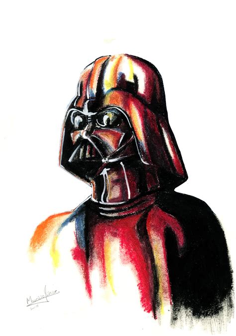 Darth Vader Oil Painting