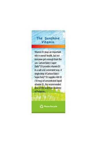 Carlson Super Daily D3 for Baby Liquid Vitamin D, 0.35 fl oz - Kroger