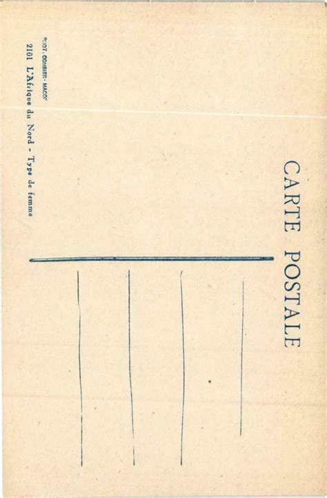 Pc Cpa Type De Femme Female Ethnic Nude A Topics Risque Women Other Postcard