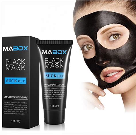 Mabox Blackhead Remover Mask Activated Natural Charcoal Black Mask