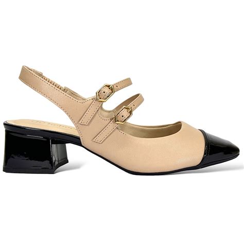 Sapato Bebec Slingback Boneca T Nude Marina Bia
