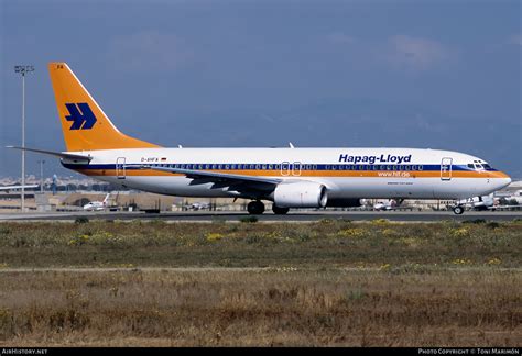 Aircraft Photo Of D AHFA Boeing 737 8K5 Hapag Lloyd AirHistory