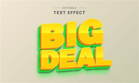Premium Vector | 3d editable text effect generator