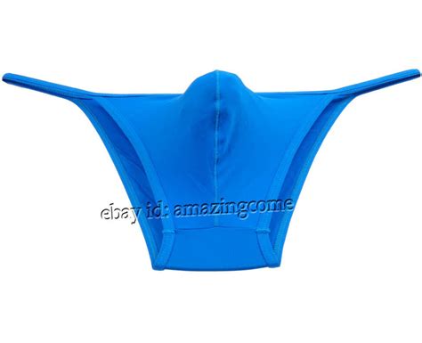 Men Pouch String Bikini Brief Solid Sexy Guys Underwear Rope Briefs Swimwear Ebay