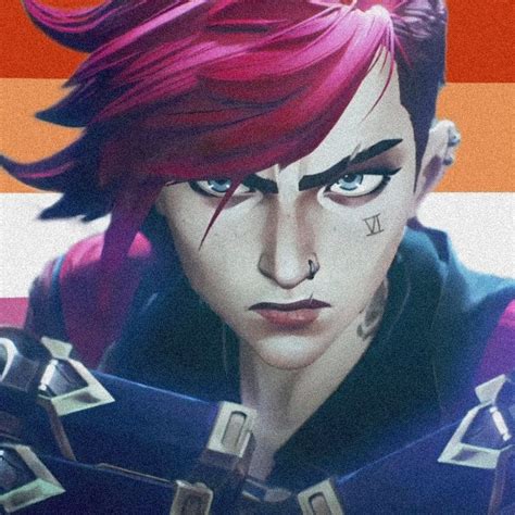 Vi Arcane Lesbian Pride Icon Lesbian Anime Art Beautiful Lesbian Pride