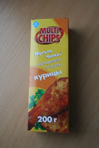 Чипсы картофельные Мульти Снек Multi Chips со вкусом Курицы - «больше ...
