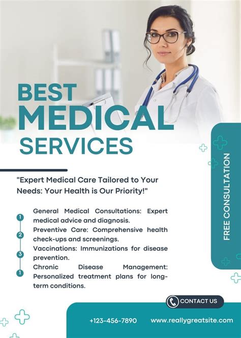 Free Printable Medical Flyer Templates Canva