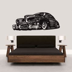 Hot Rod Inspired Nursery Guys Room Classic Hot Rod Car Themes Wall Decals Wall Art Awesome