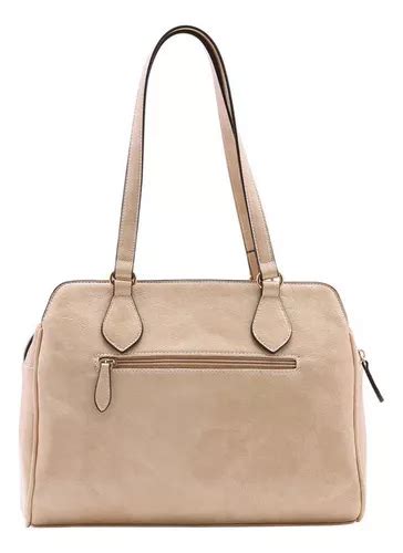 Bolsa De Ombro Casual Da Moda Moderna De Luxo Chenson Cor Bege Nude Mercadolivre