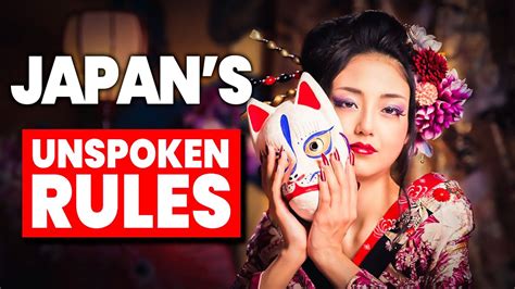 Unspoken Rules Of Japan What I Wish I Knew Before Coming Youtube