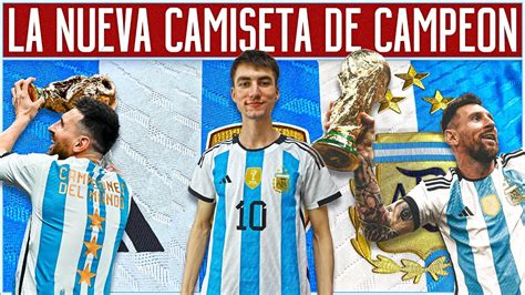 ESTA Es La Nueva CAMISETA De ARGENTINA Con 3 ESTRELLAS Para 2023